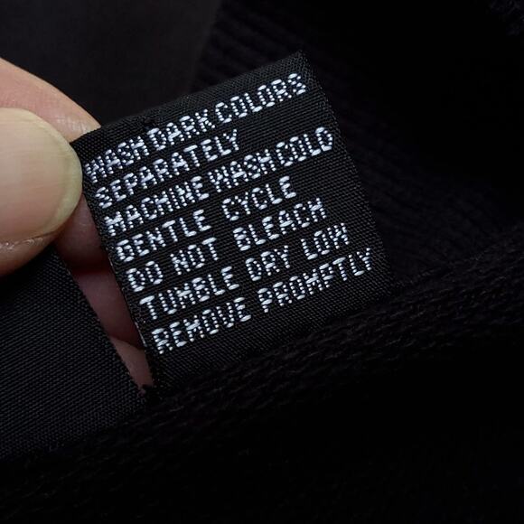 Vintage 90s Mureli Full Zip Sweatshirt Jacket Black White Gold Zebra 1990s Sz M - Picture 12 of 12